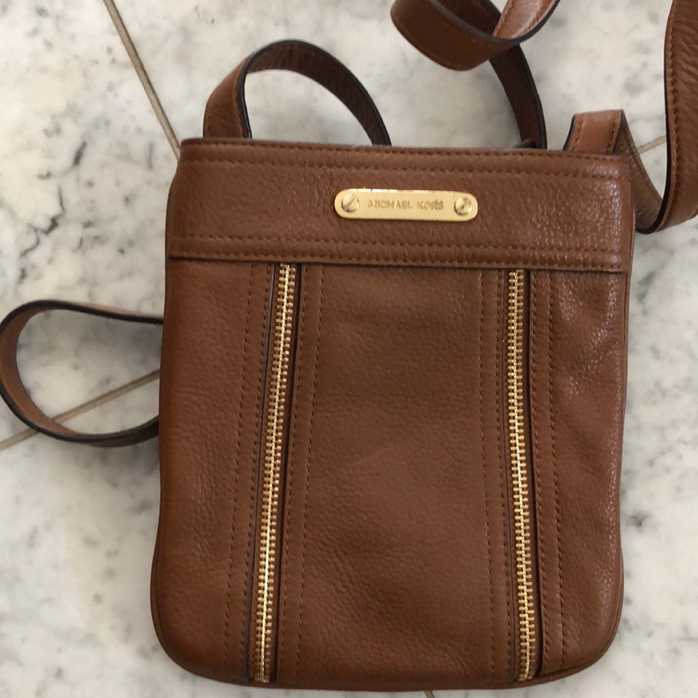 Michael Kors Brown Leather Satchel